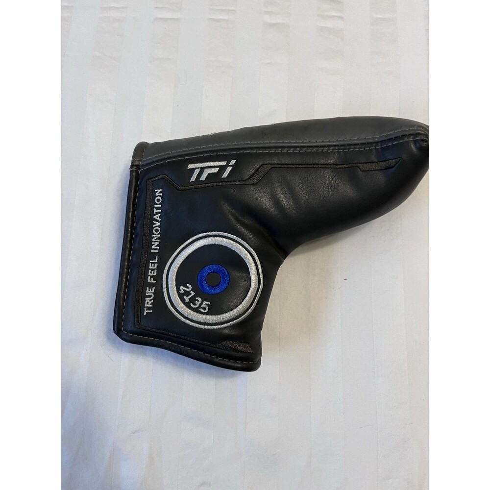 Cleveland Golf TFi 2135 Blade Putter Headcover Grey Blue White OEM Excellent